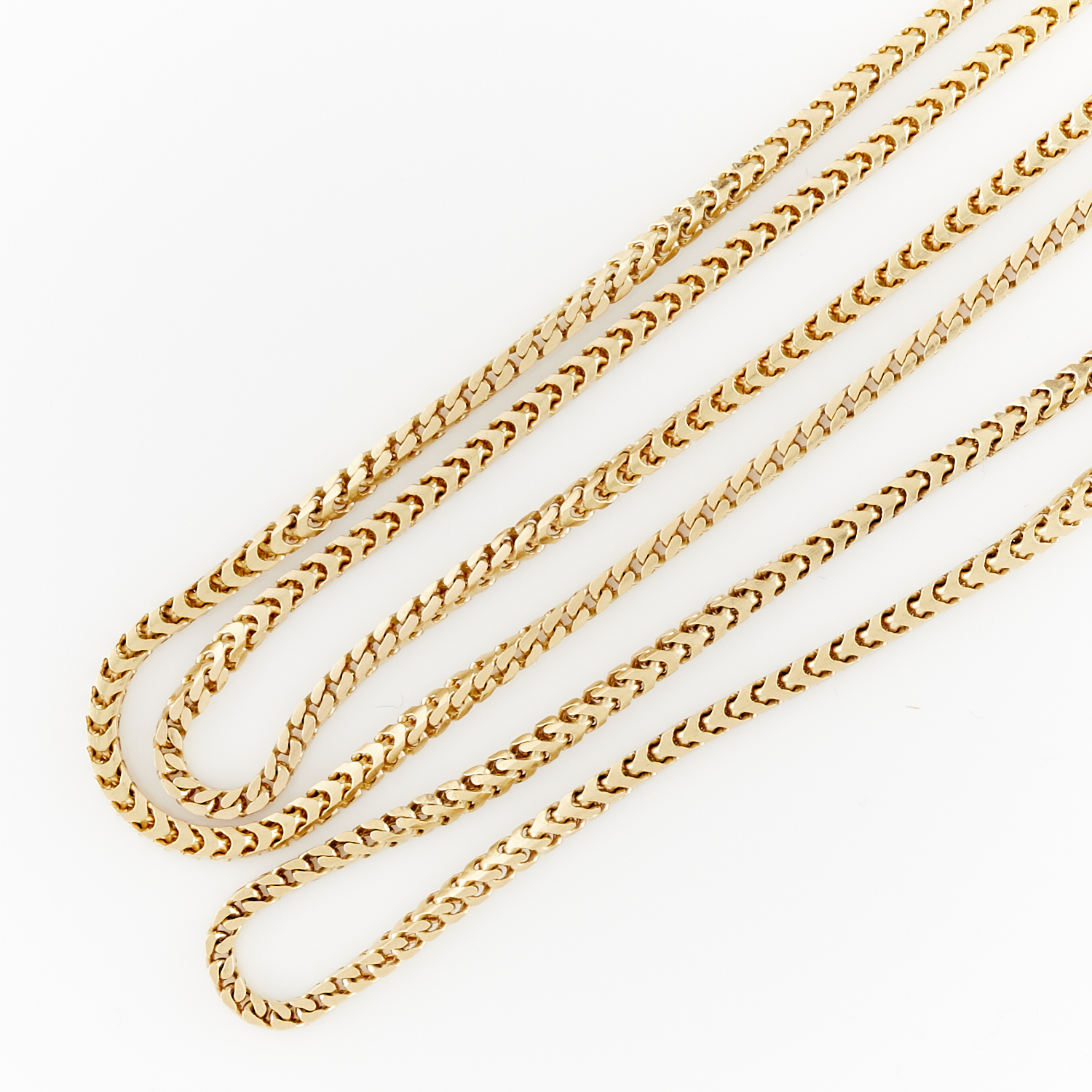 Italian 14k Yellow Gold Box Chain - Image 4 of 8