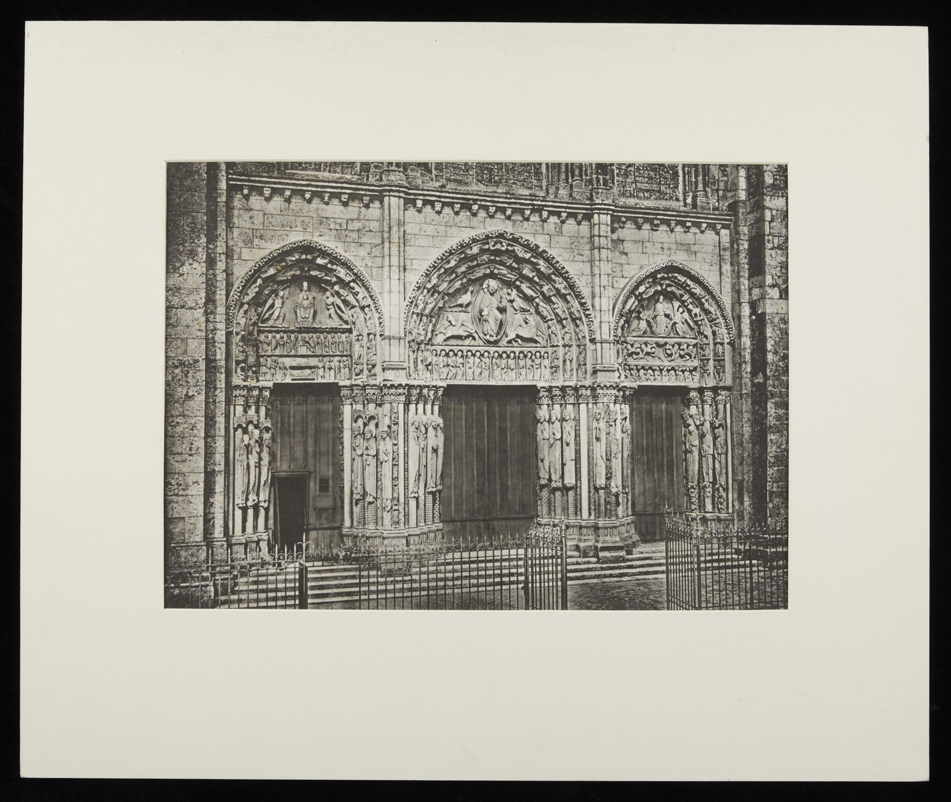 Edouard Baldus "Cathedral de Chartes" Heliogravure - Bild 2 aus 7