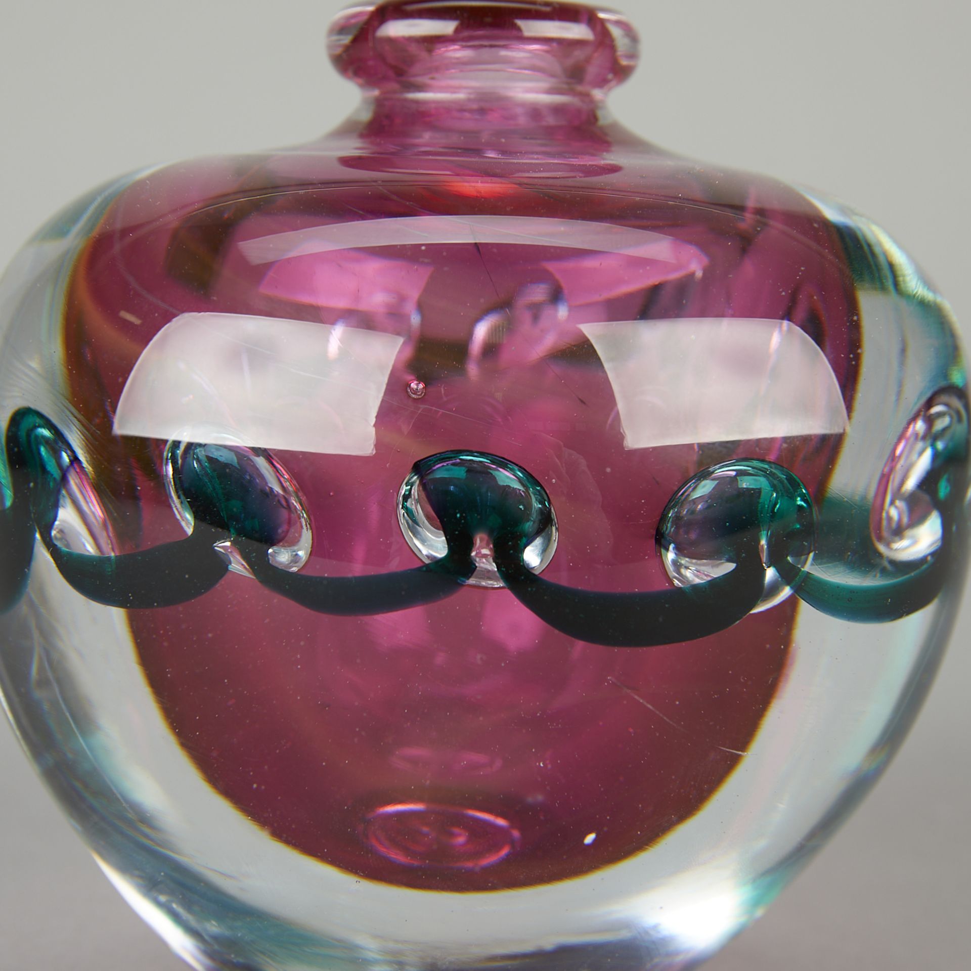Jean-Claude Novaro Handblown Glass Vase 2000 - Image 5 of 8