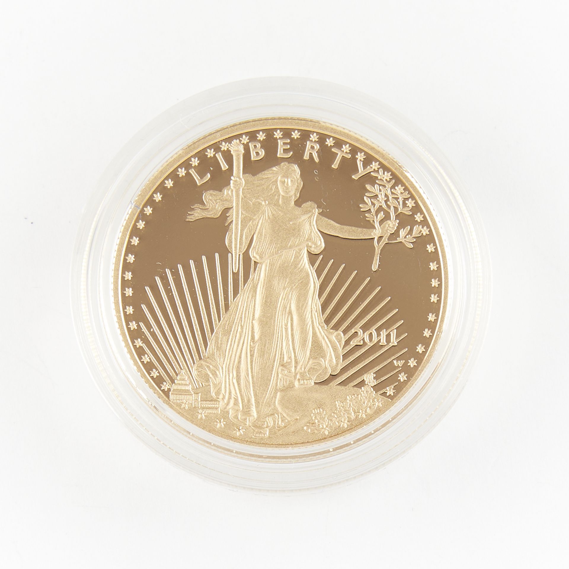 2011 $50 1 oz. Gold American Eagle Proof Coin - Bild 2 aus 3