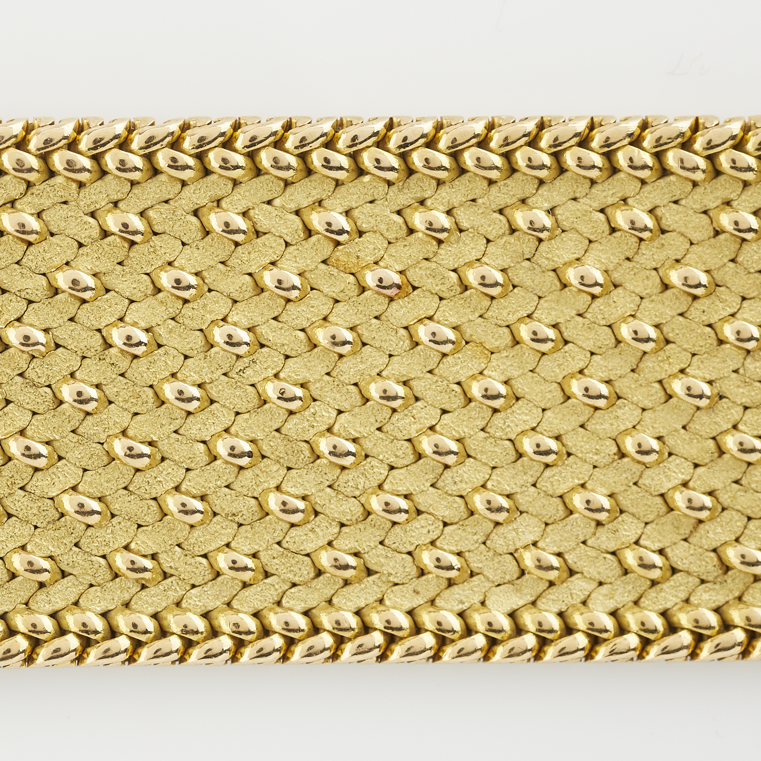 Georges L'Enfant 18k Gold Woven Bracelet - Image 3 of 16
