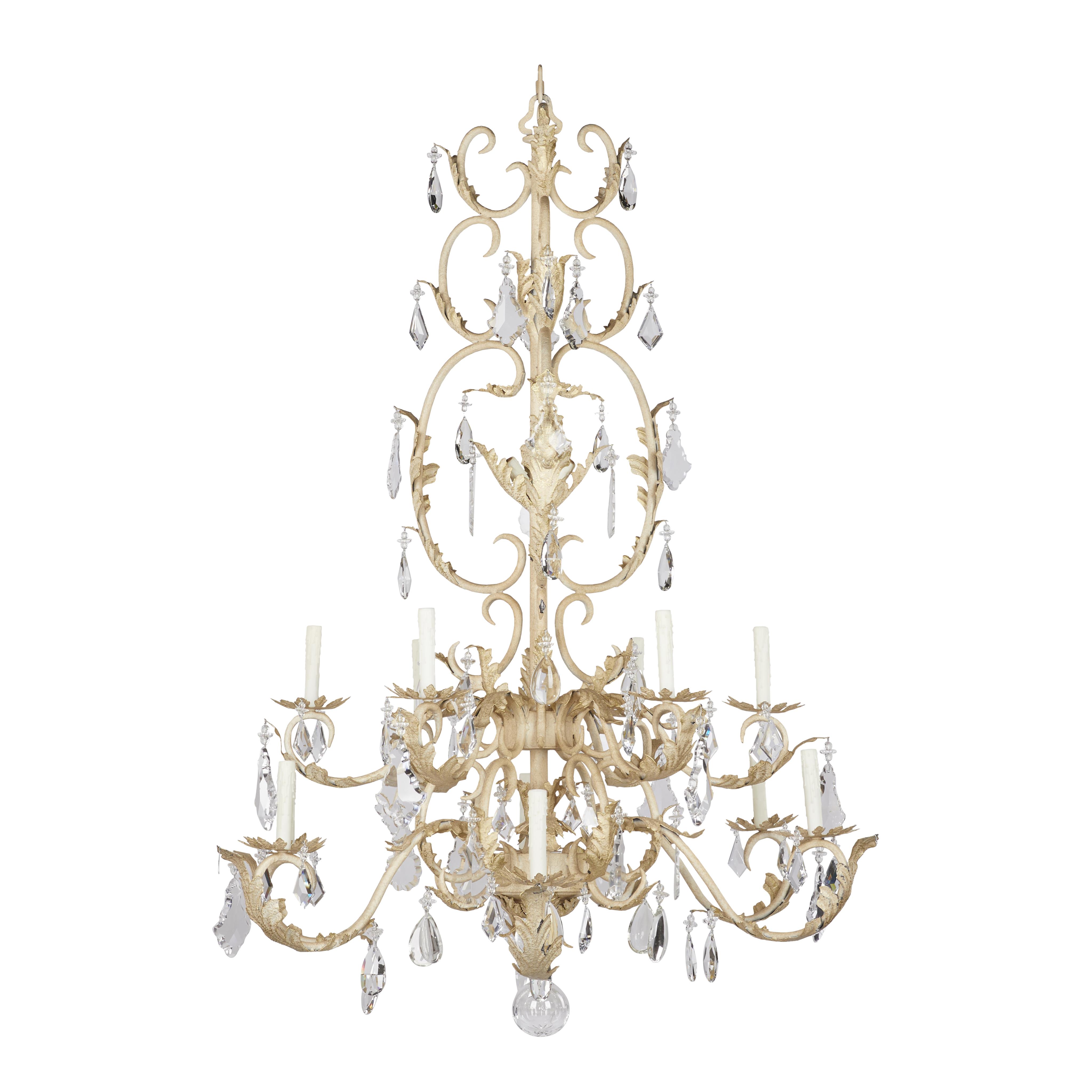 Large Woodland La Fontaine Chandelier - Image 3 of 20