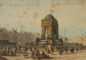 Martens "Fontaine des Innocents" Paris 1832 Print