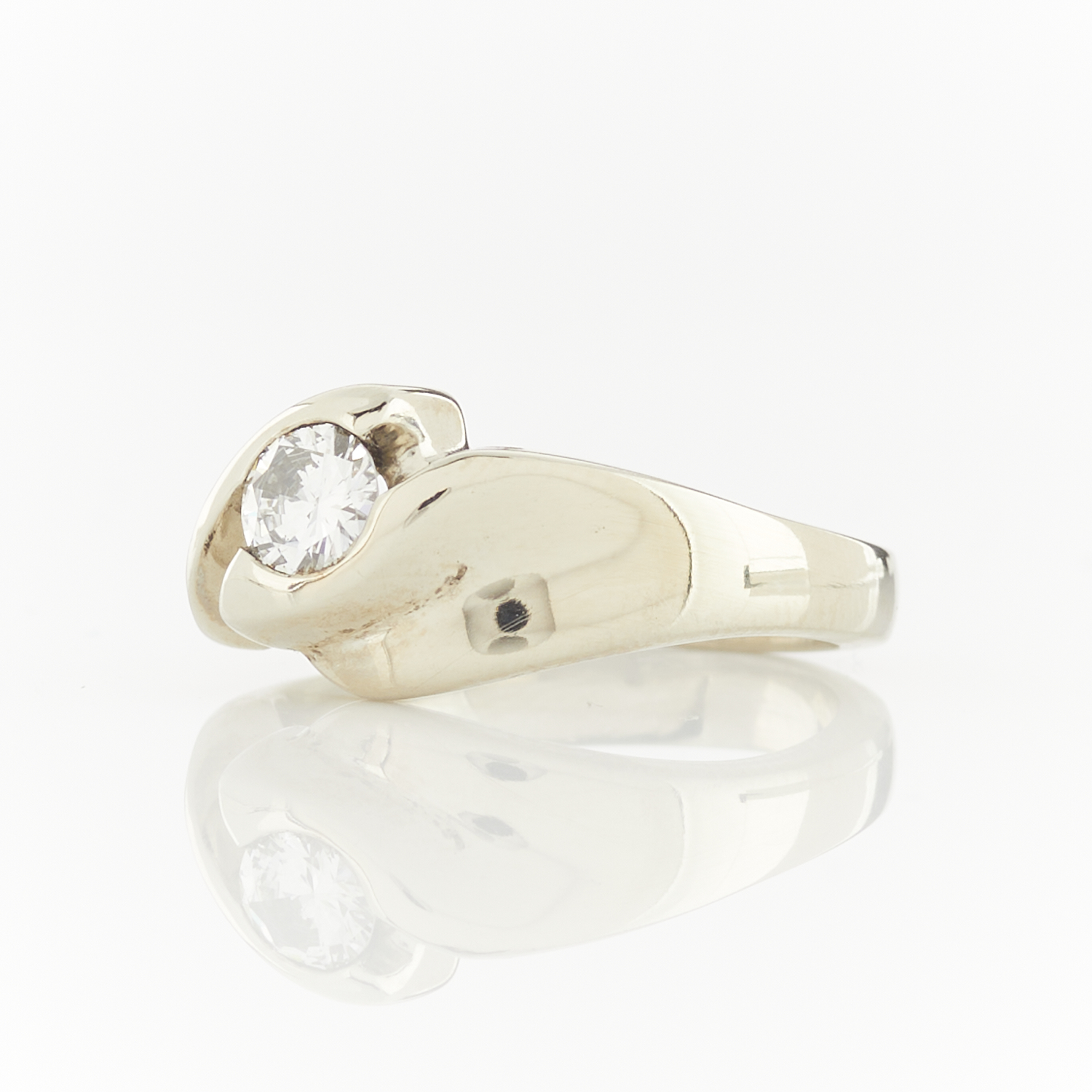14k White Gold & Diamond Ring - Image 11 of 11