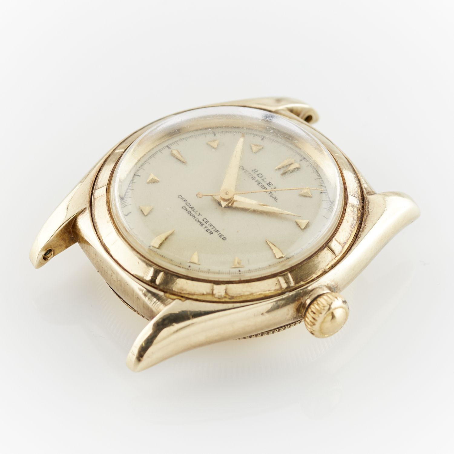 14k Rolex Oyster Perpetual 4777 Bubble Back - Image 6 of 14