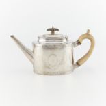 1821 Sterling Silver English Teapot 11.08 ozt