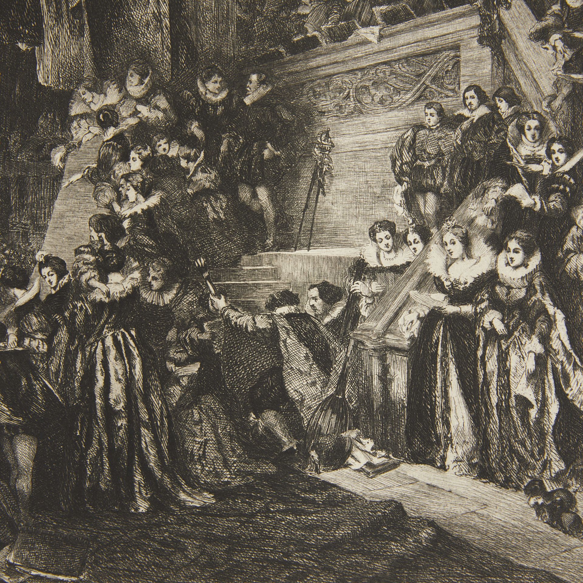 Mordant "The Marriage of Henri IV" aft. Isabey - Image 4 of 5