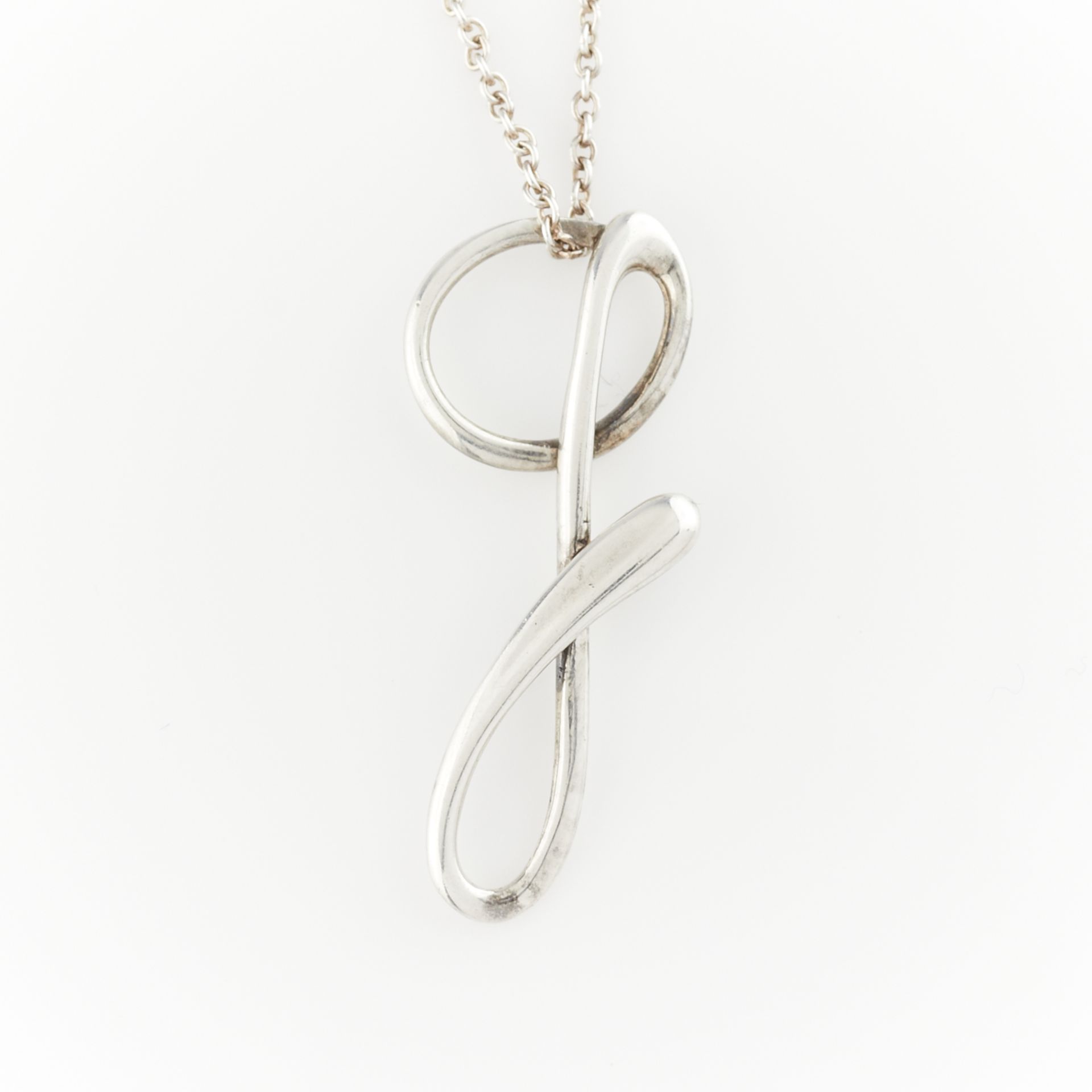 Elsa Peretti for Tiffany & Co. Sterling Initial Necklace - Bild 5 aus 8