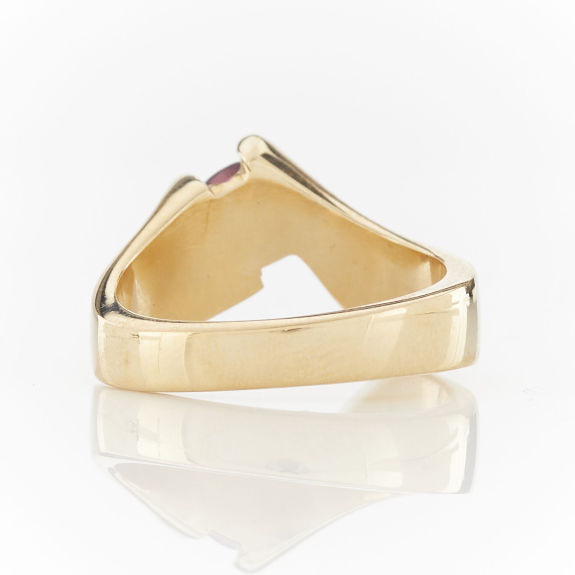 14k Yellow Gold Ring - Bild 5 aus 9