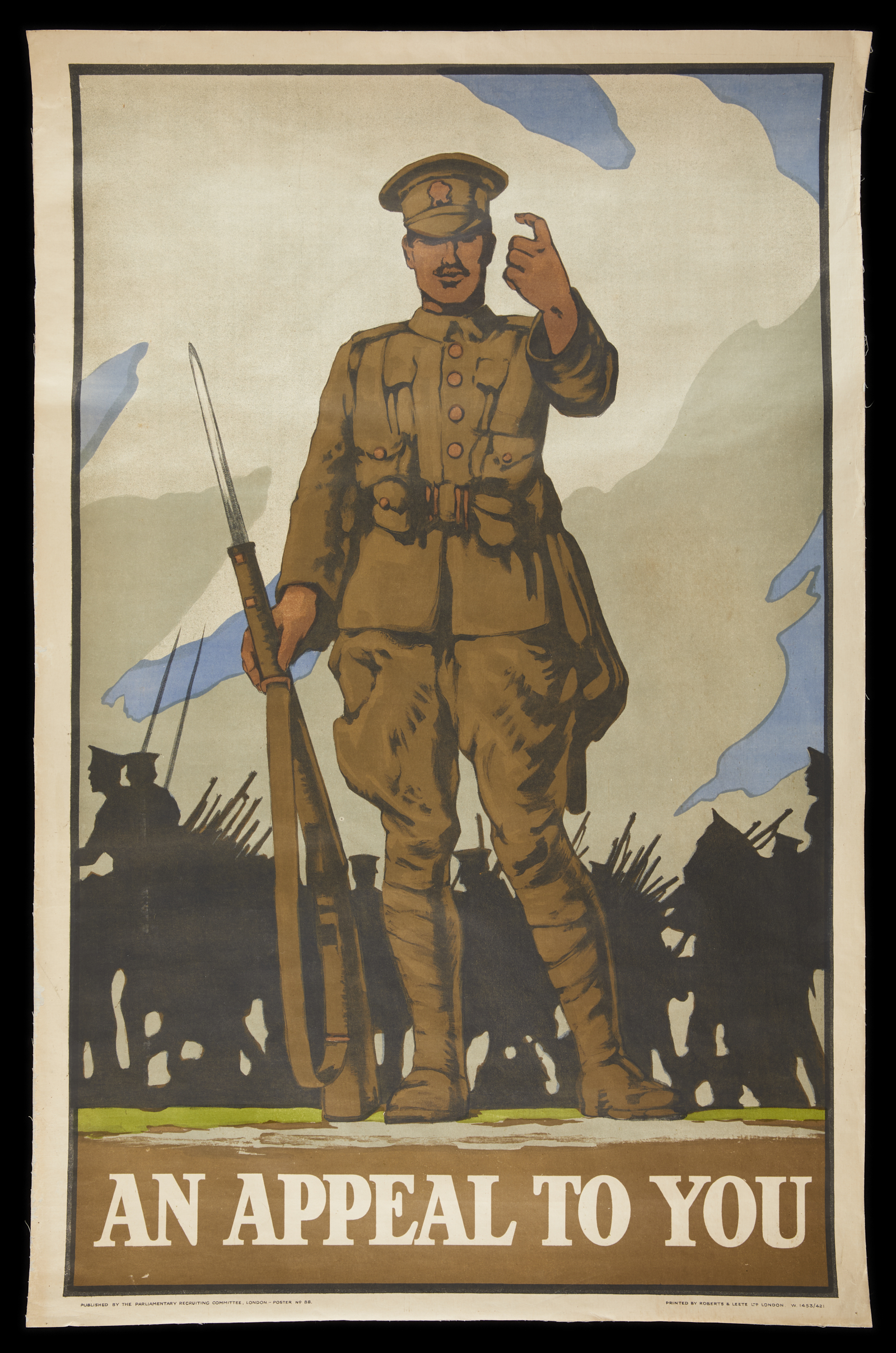 WWI British "An Appeal to You" Recruitment Poster - Image 3 of 9