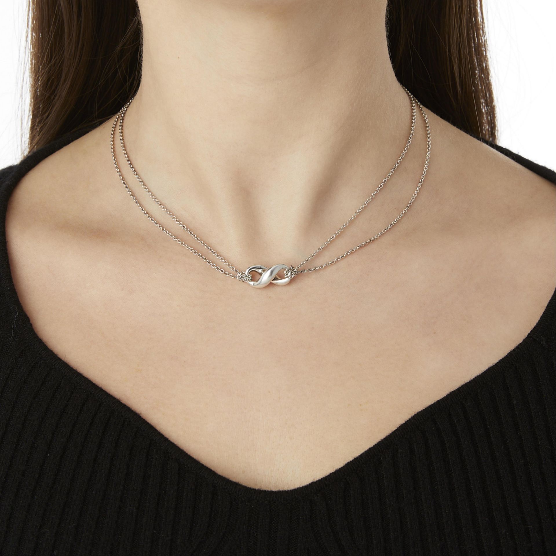 Tiffany & Co. Infinity Necklace - Image 2 of 8