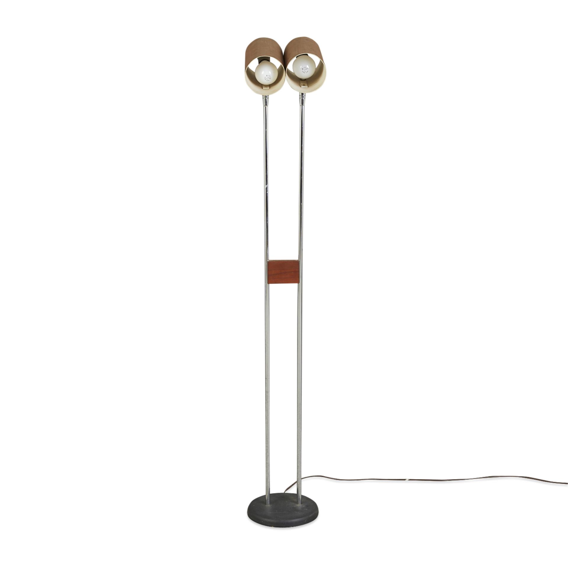 George Nelson "Holzzylinder" MCM Floor Lamp - Image 4 of 11