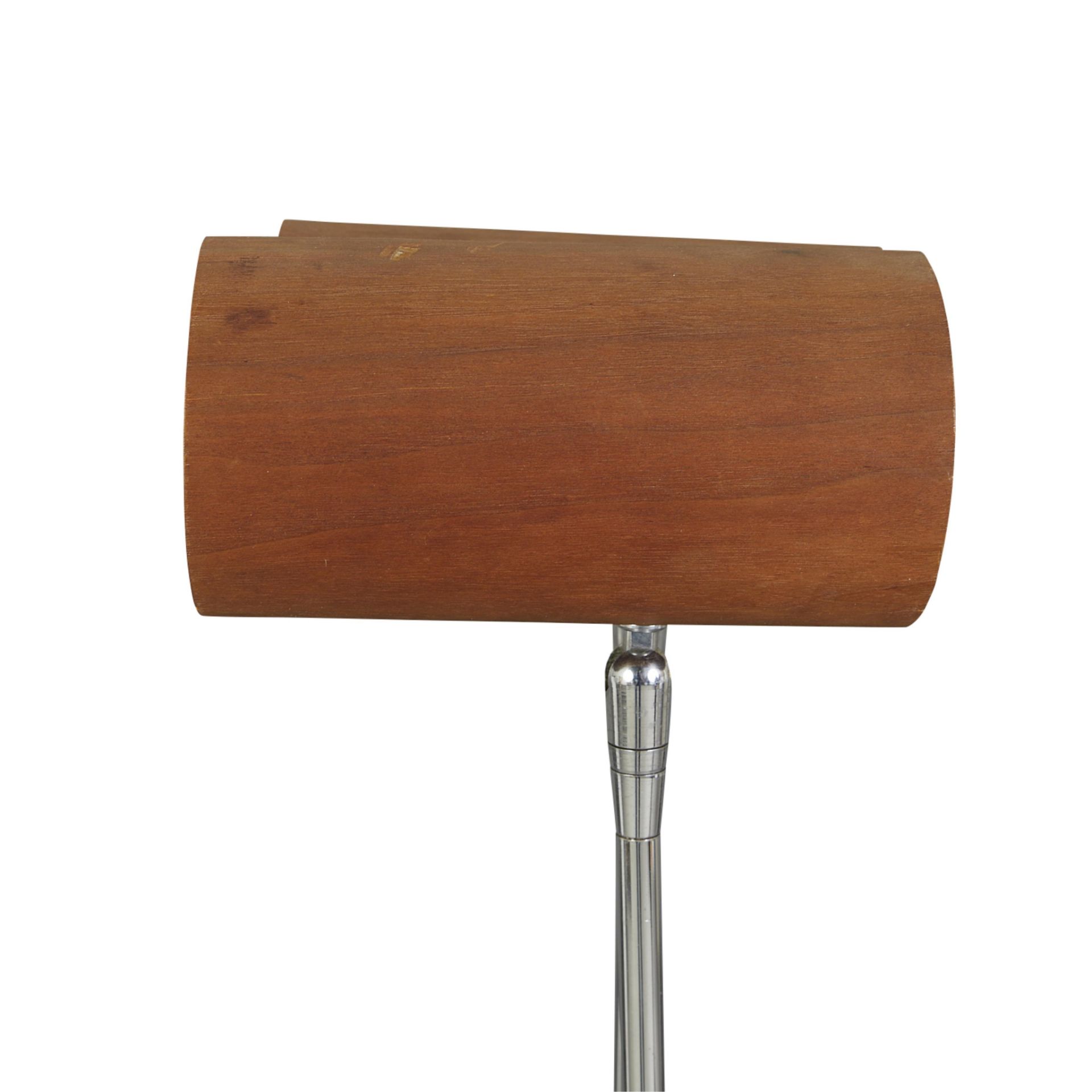 George Nelson "Holzzylinder" MCM Floor Lamp - Image 9 of 11