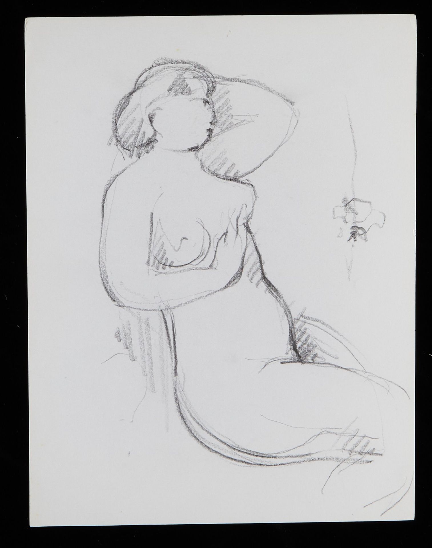 Group of 3 Nic Jonk Drawings Nudes - Bild 6 aus 6