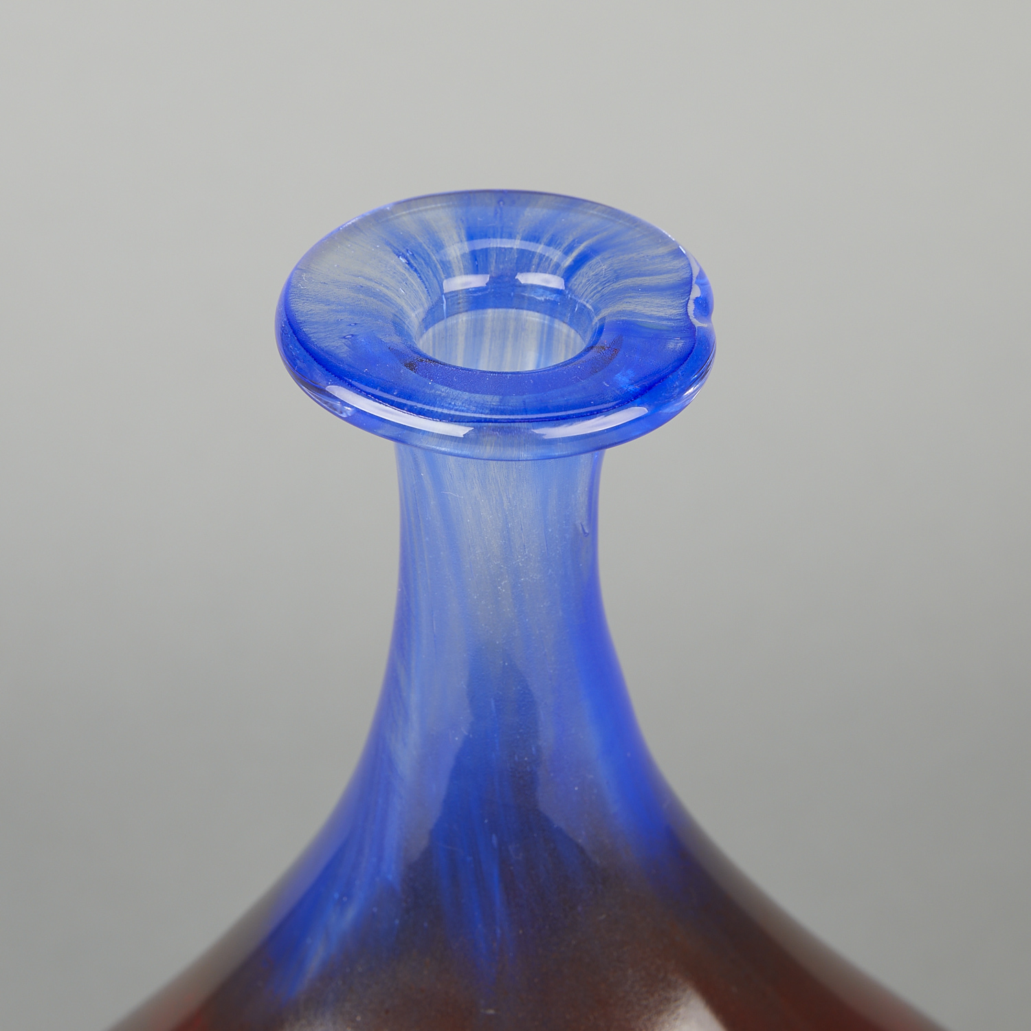 Jean-Claude Novaro Handblown Tall Glass Vase - Image 9 of 11