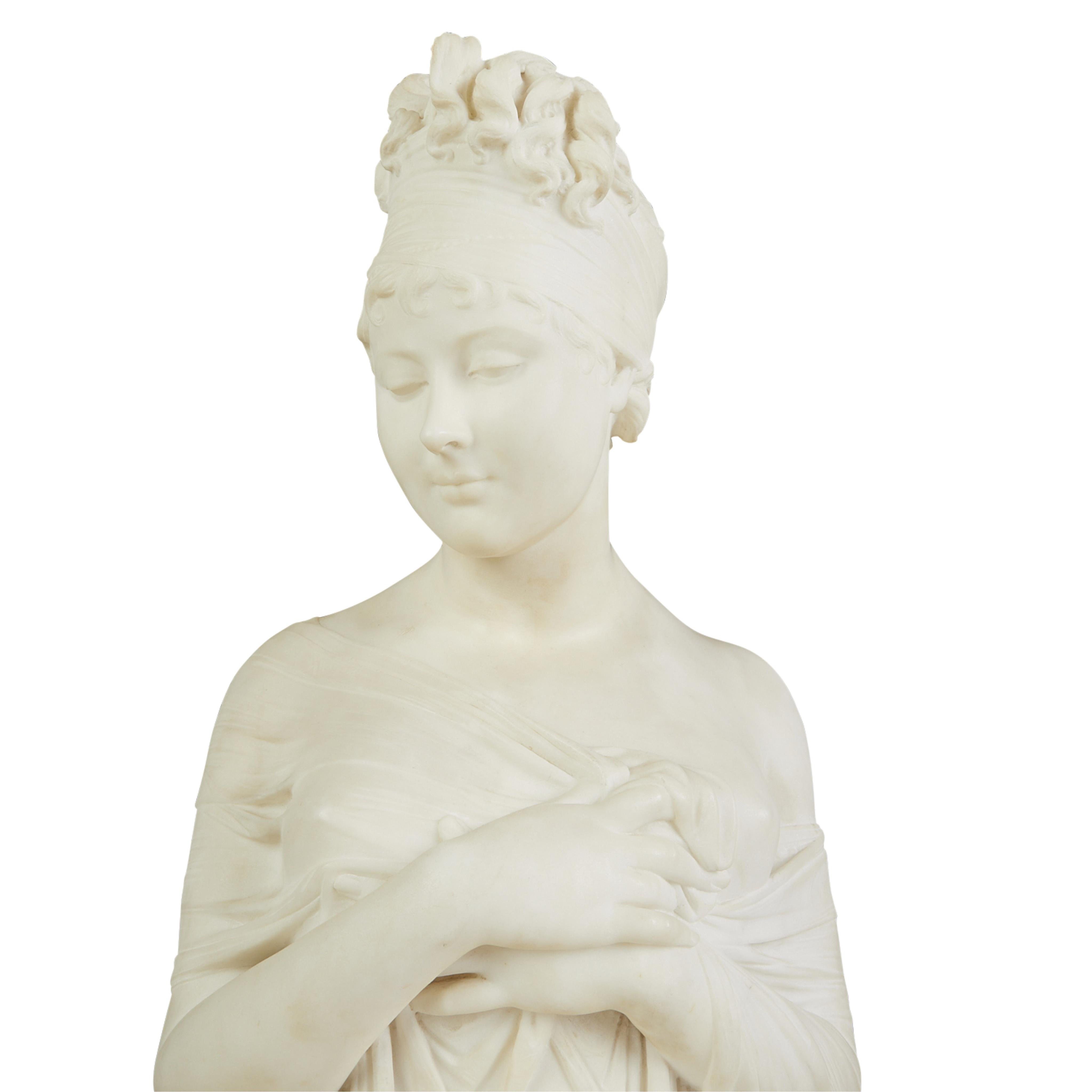 After Joseph Chinard "Madame Recamier" Marble Bust - Image 3 of 9