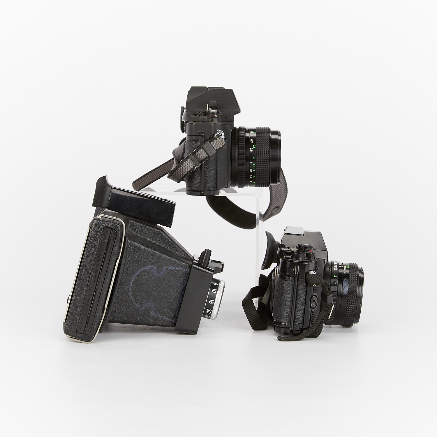 3 Vintage Cameras - Canon 35mm & Polaroid - Image 6 of 13