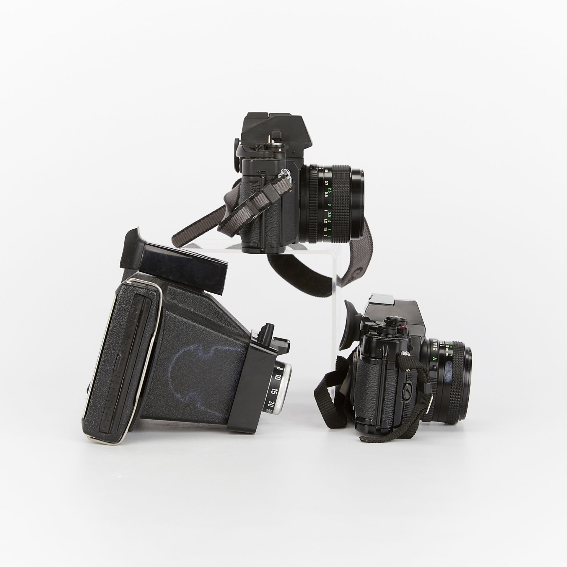 3 Vintage Cameras - Canon 35mm & Polaroid - Bild 6 aus 13