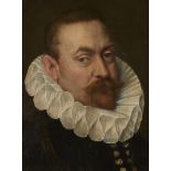 17th c. Dutch School Oil Portrait Painting