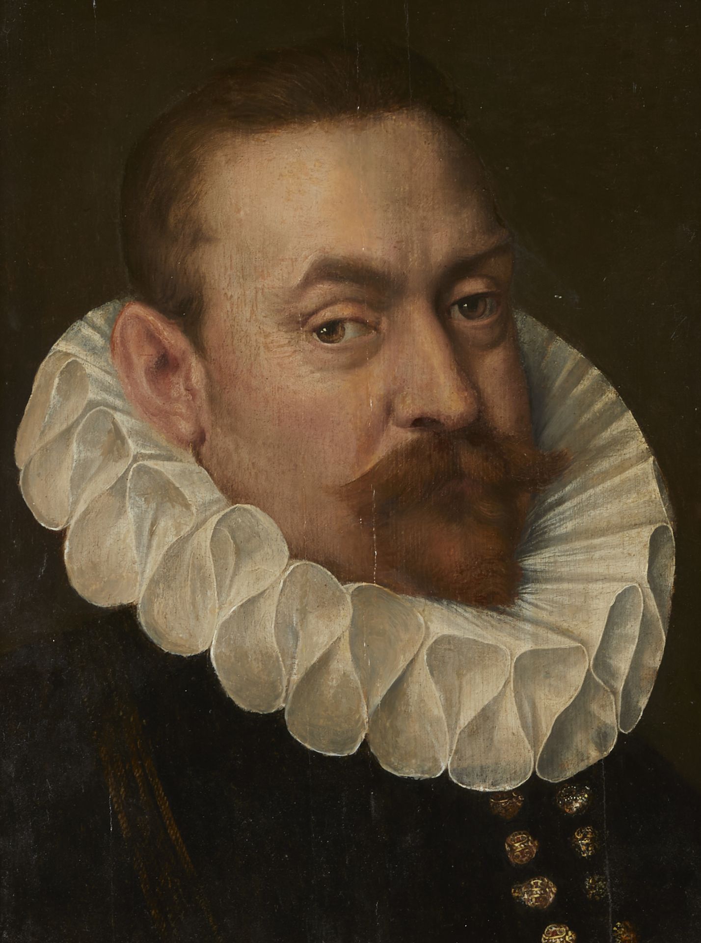 17th c. Dutch School Oil Portrait Painting