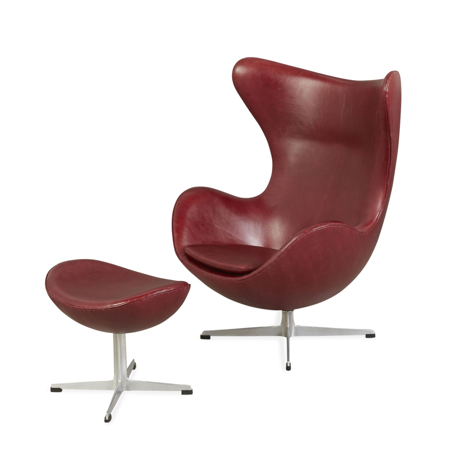 Arne Jacobsen for Hansen Leather Egg Chair 1964