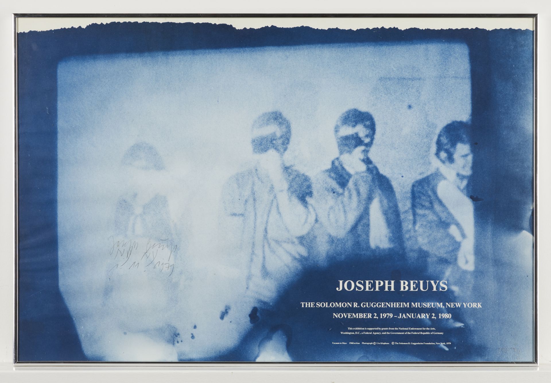 Joseph Beuys Signed Guggenheim Exhibition Poster - Bild 3 aus 6