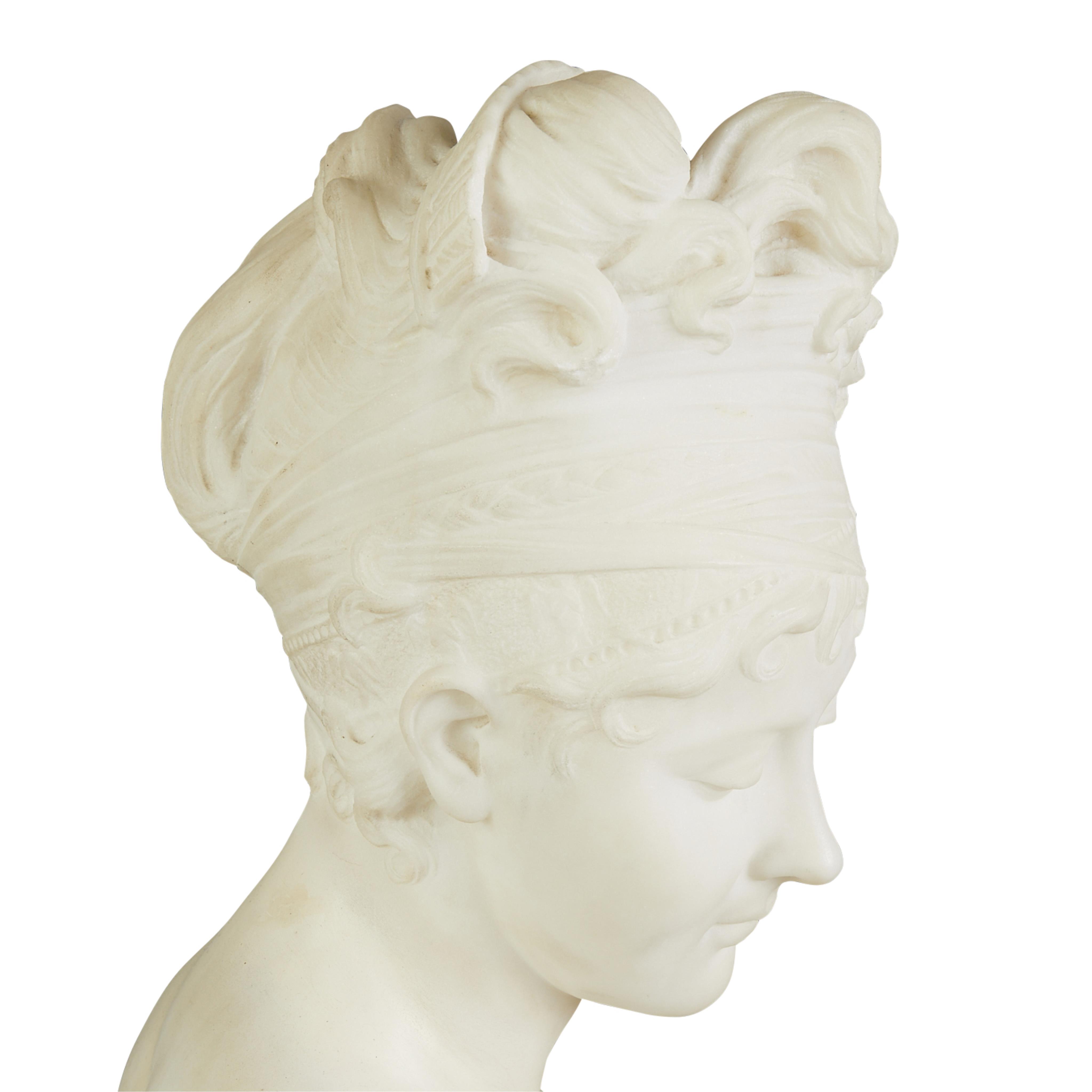 After Joseph Chinard "Madame Recamier" Marble Bust - Image 2 of 9