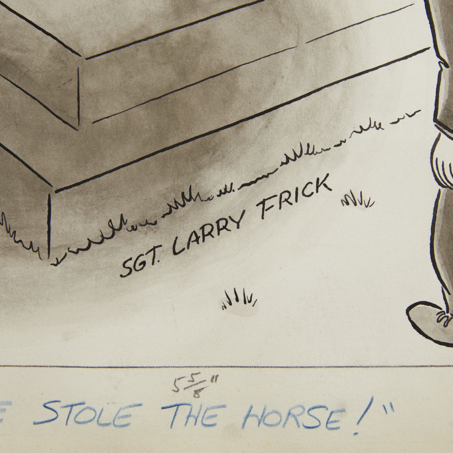 Larry Frick "Someone Stole the Horse!" Comic - Bild 2 aus 6