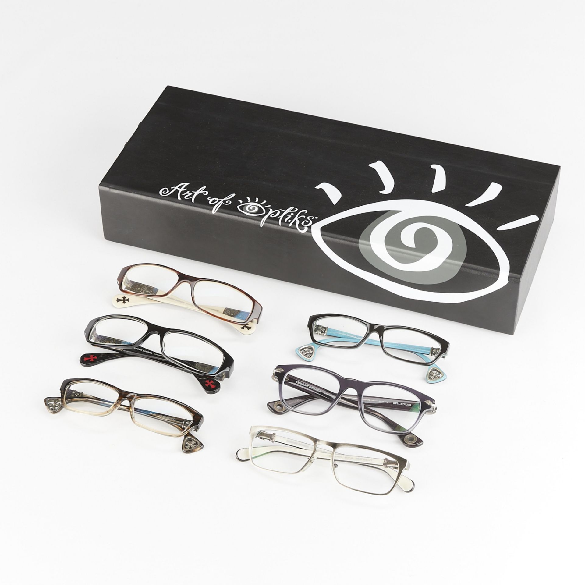 Grp of 6 Chrome Hearts Eyeglasses