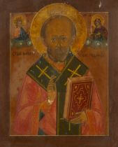 Russian Orthodox St. Nicholas Oil Painting
