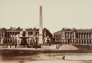 Edouard Baldus Obelisk Place de la Concorde Photo