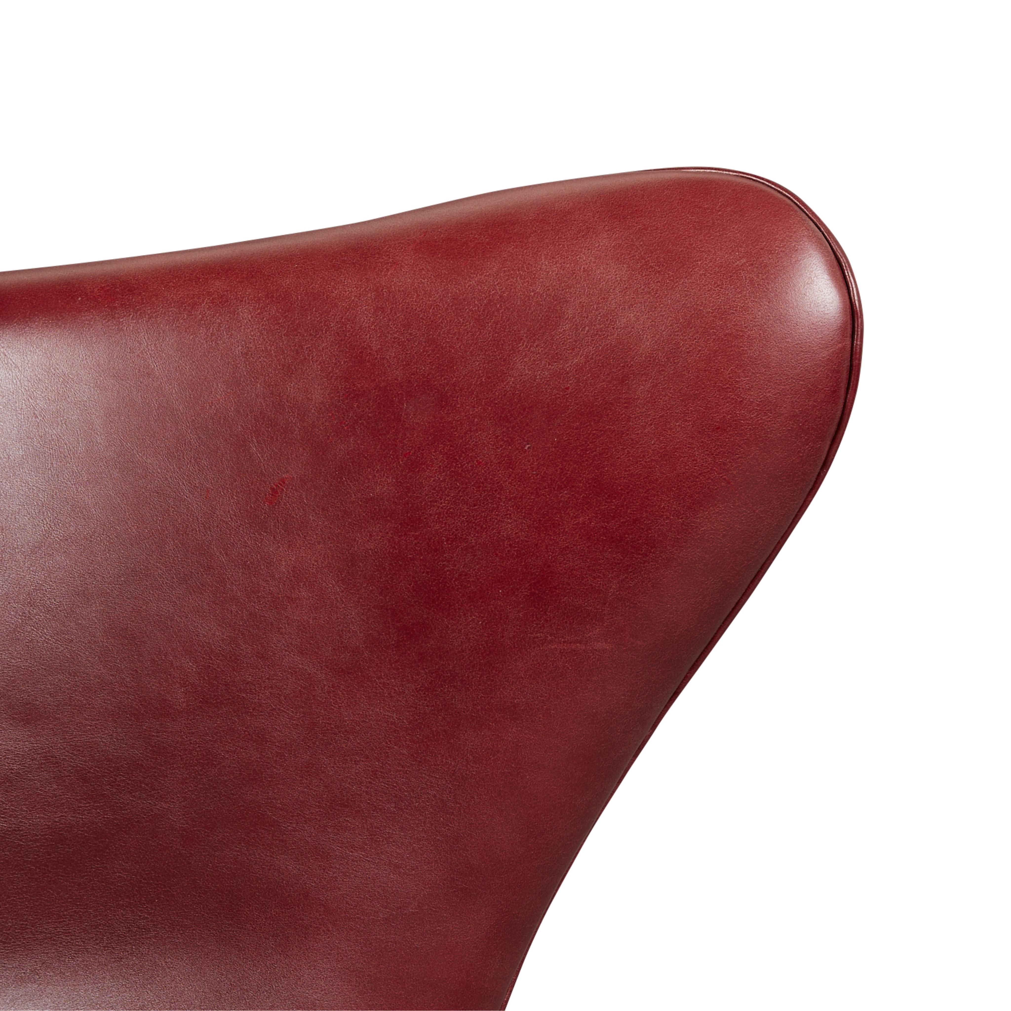 Arne Jacobsen for Hansen Leather Egg Chair 1964 - Image 13 of 17