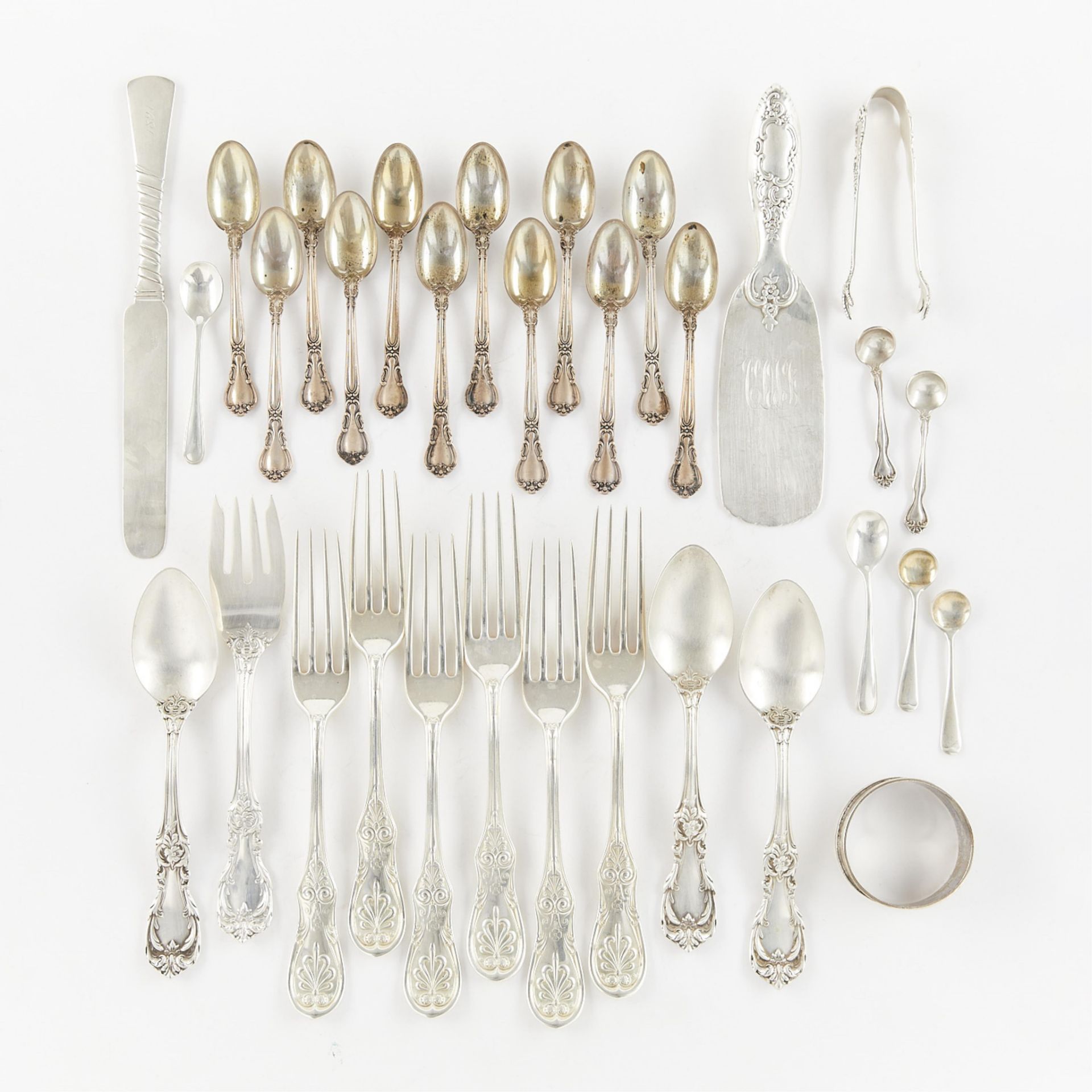 Grp 32 Sterling Flatware Incl. Tiffany & Co. - Image 2 of 10