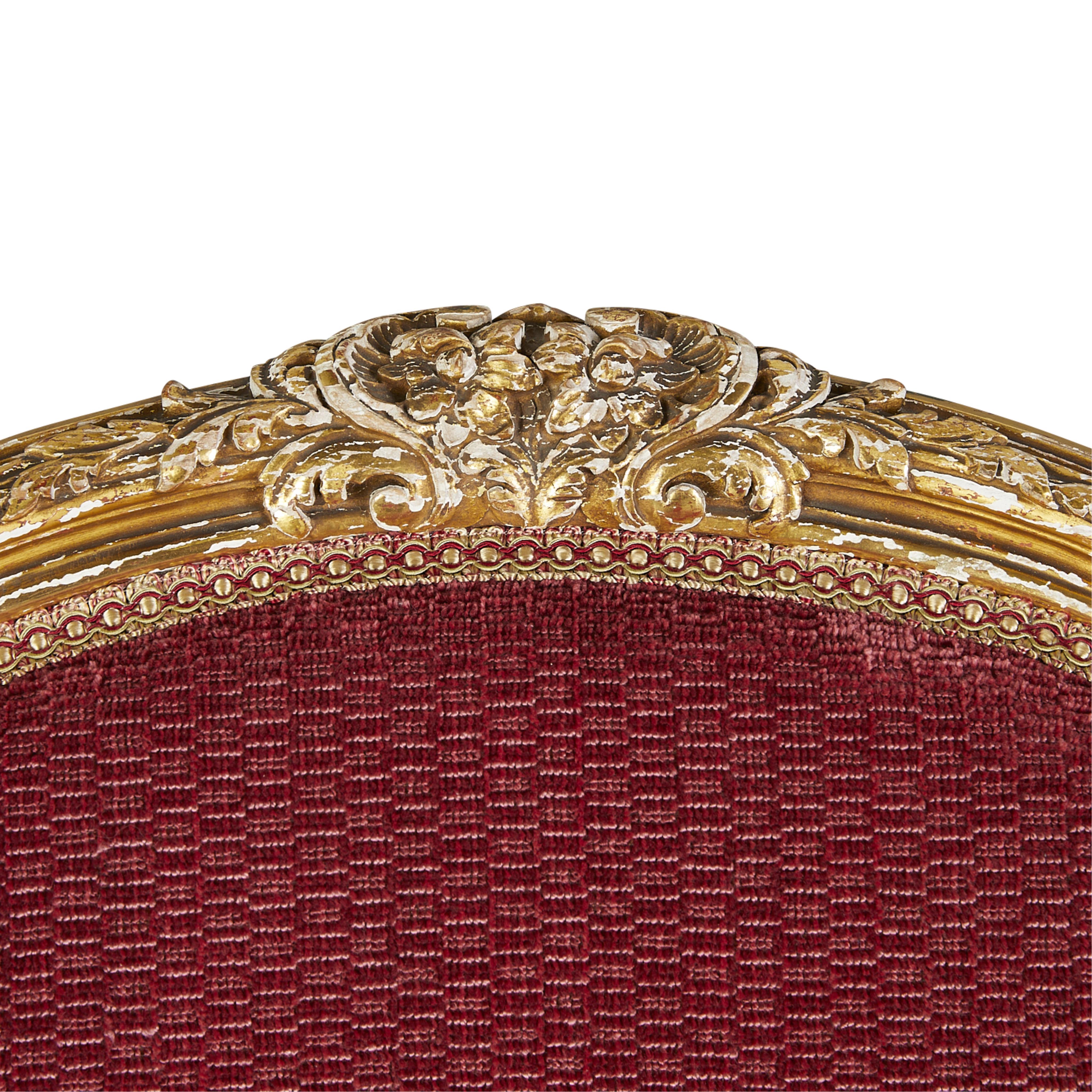 Pair of Louis XV Style Gilt Armchairs - Image 3 of 12
