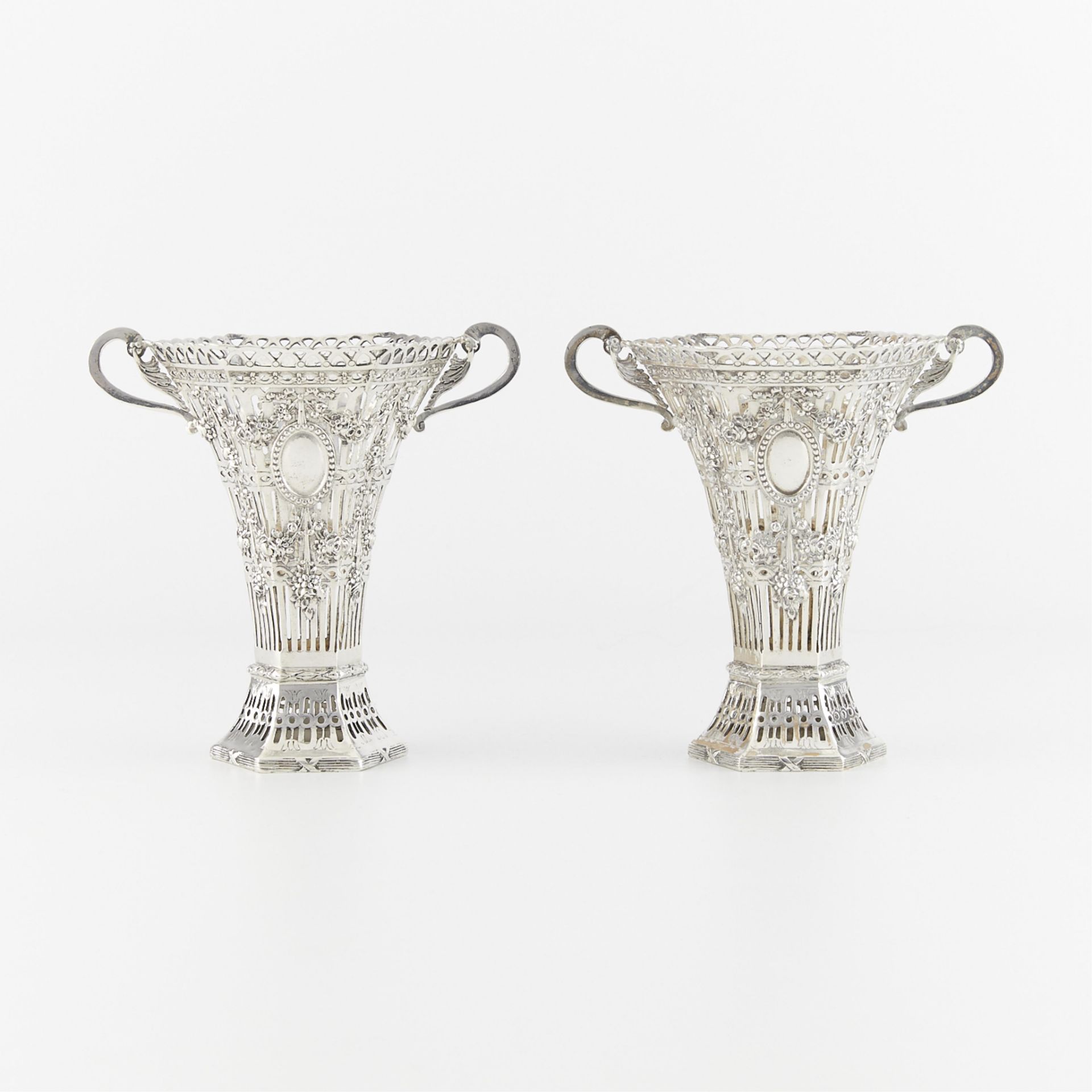 Henzler Ferdinand 800 Silver Vases