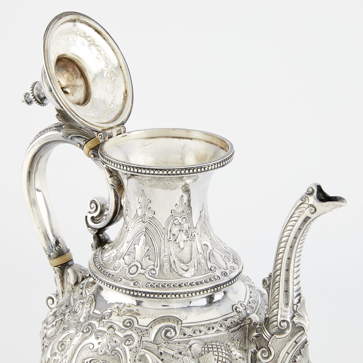 1861 Sheffield Sterling Silver Teapot 38.81 ozt - Image 9 of 12