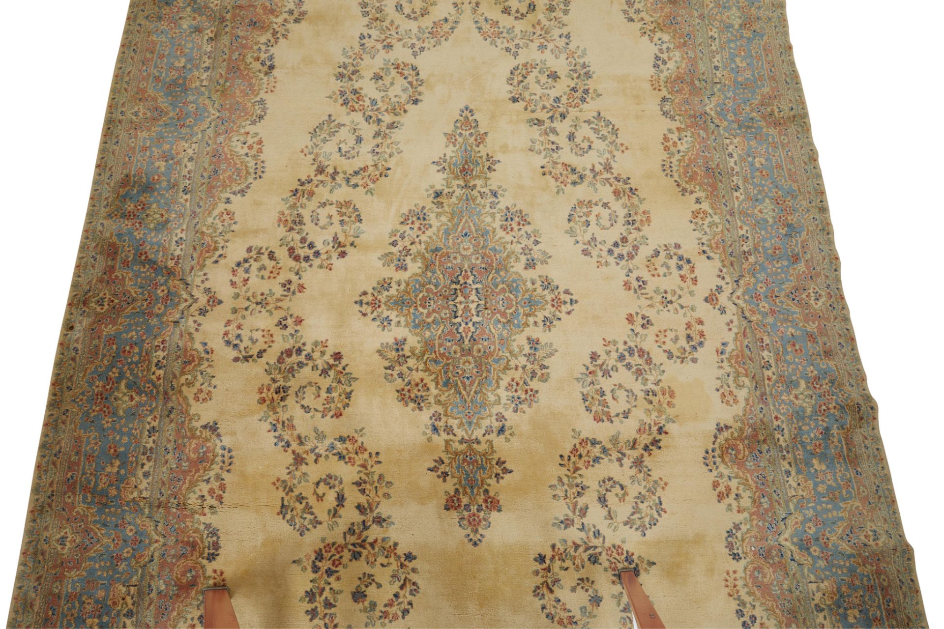 Palace Size Persian Kerman Rug 23'9" x 11'9" - Image 4 of 12