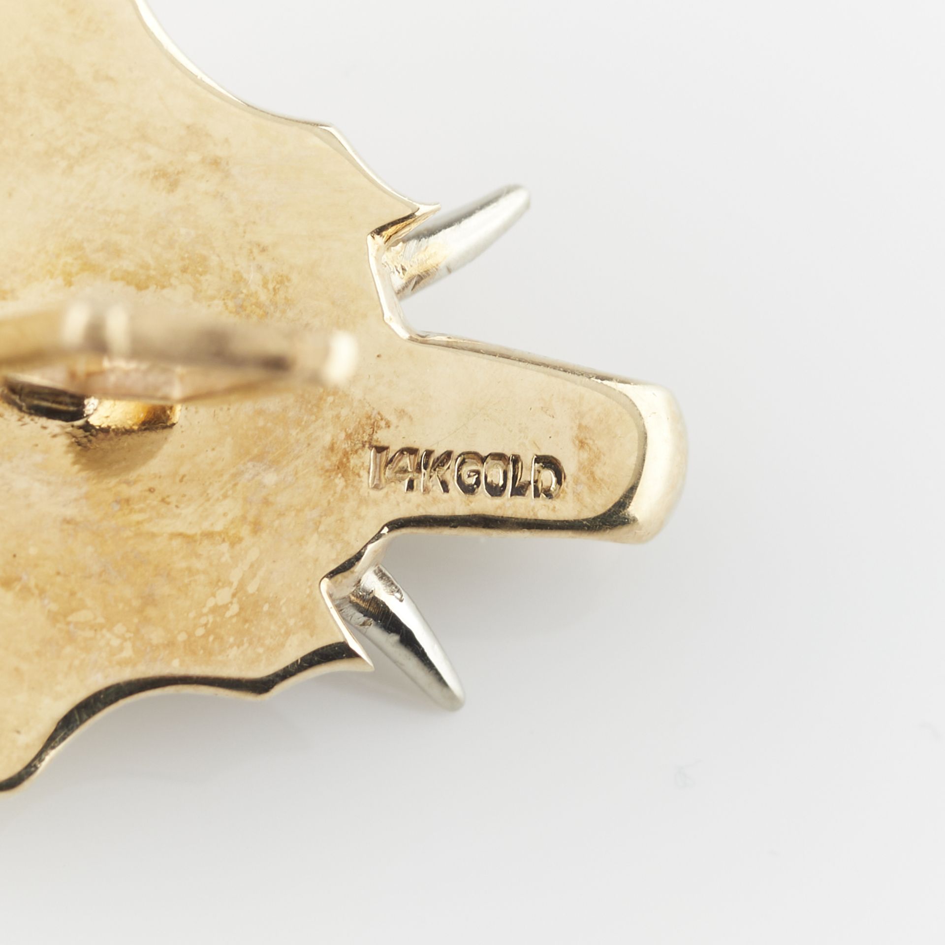 Pair of 14k Elephant Cuff Links - Image 4 of 9