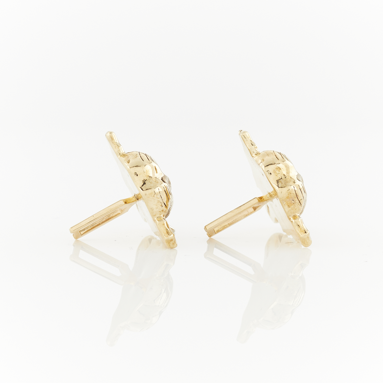 Pair of 14k Elephant Cuff Links - Image 9 of 9