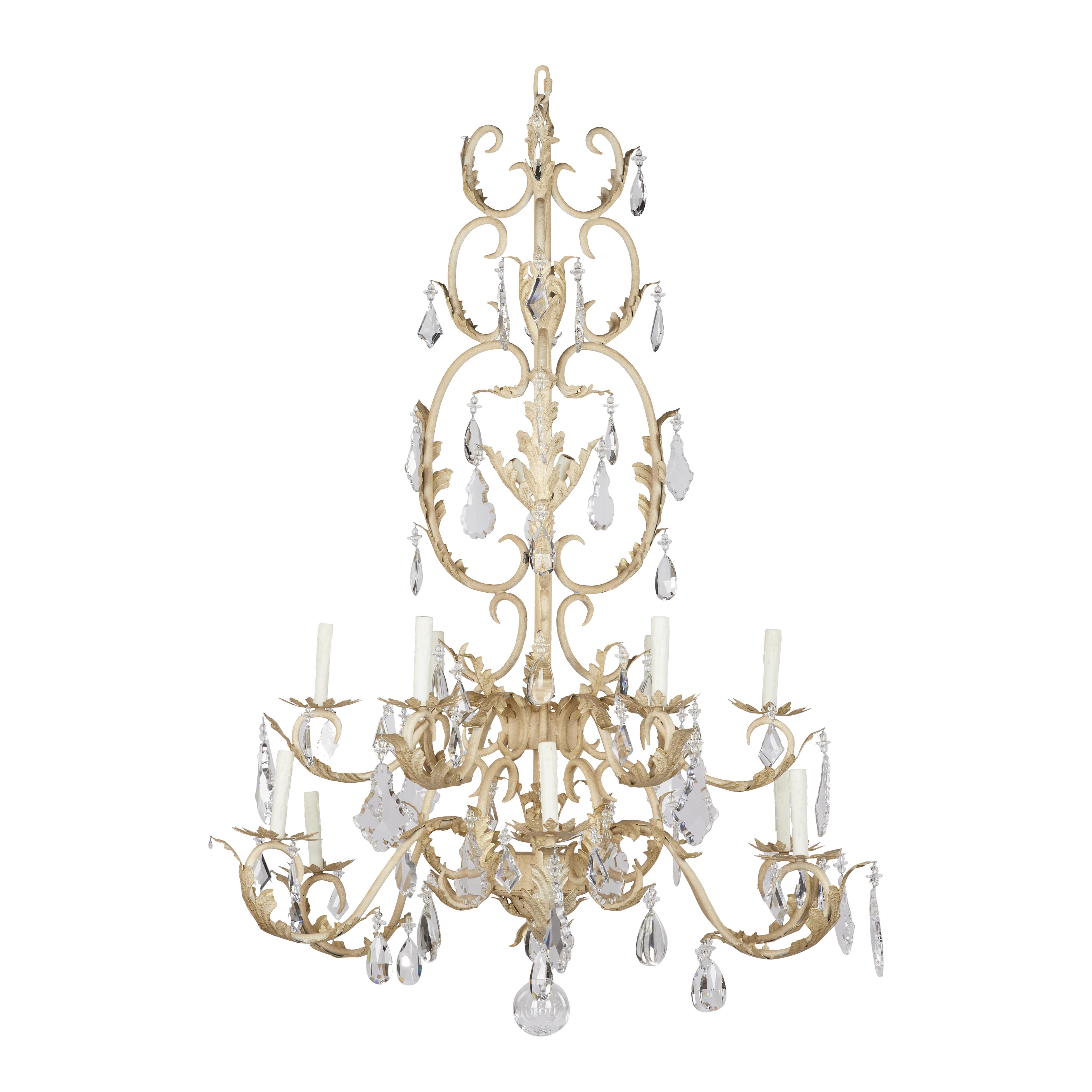 Large Woodland La Fontaine Chandelier - Image 4 of 20