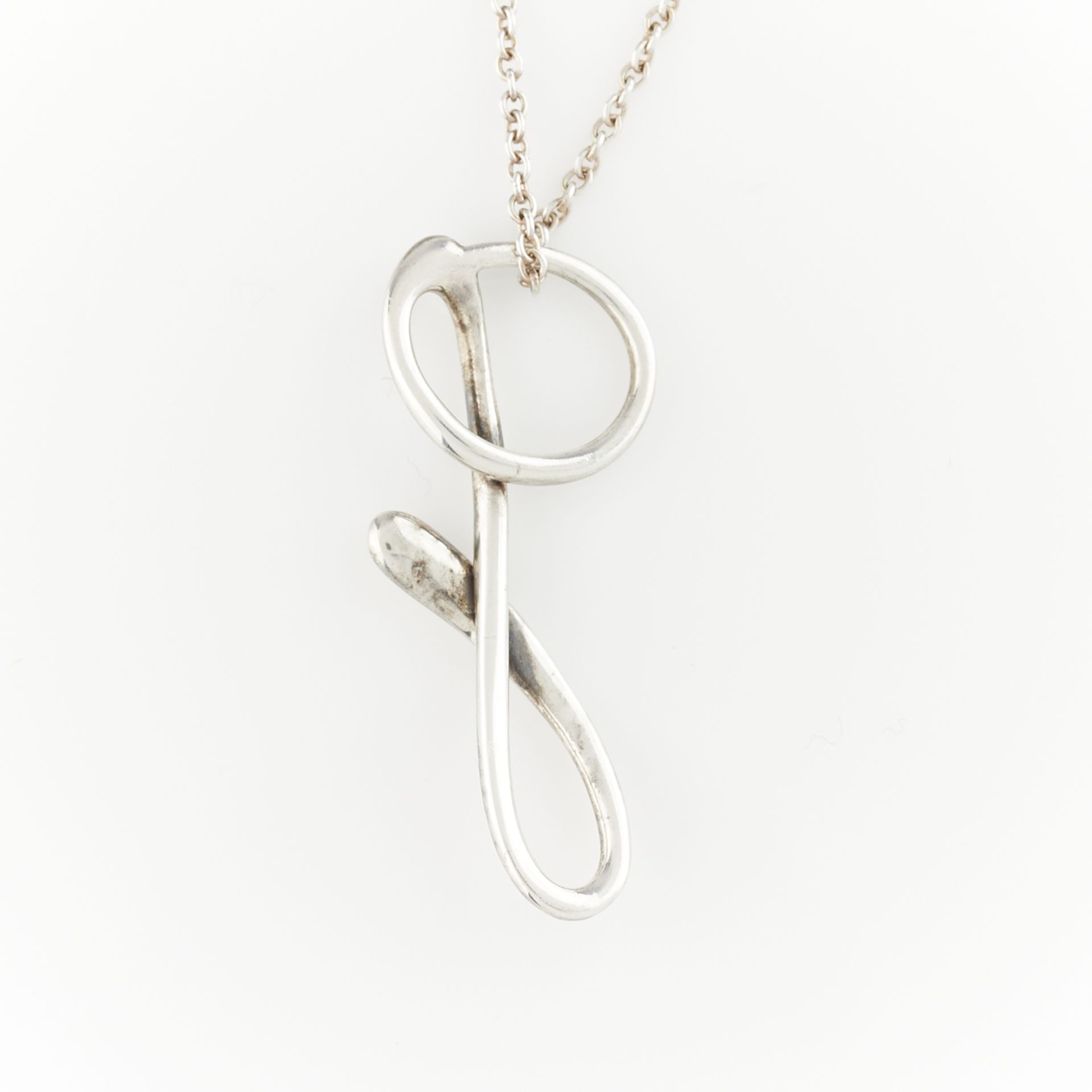 Elsa Peretti for Tiffany & Co. Sterling Initial Necklace - Bild 4 aus 8