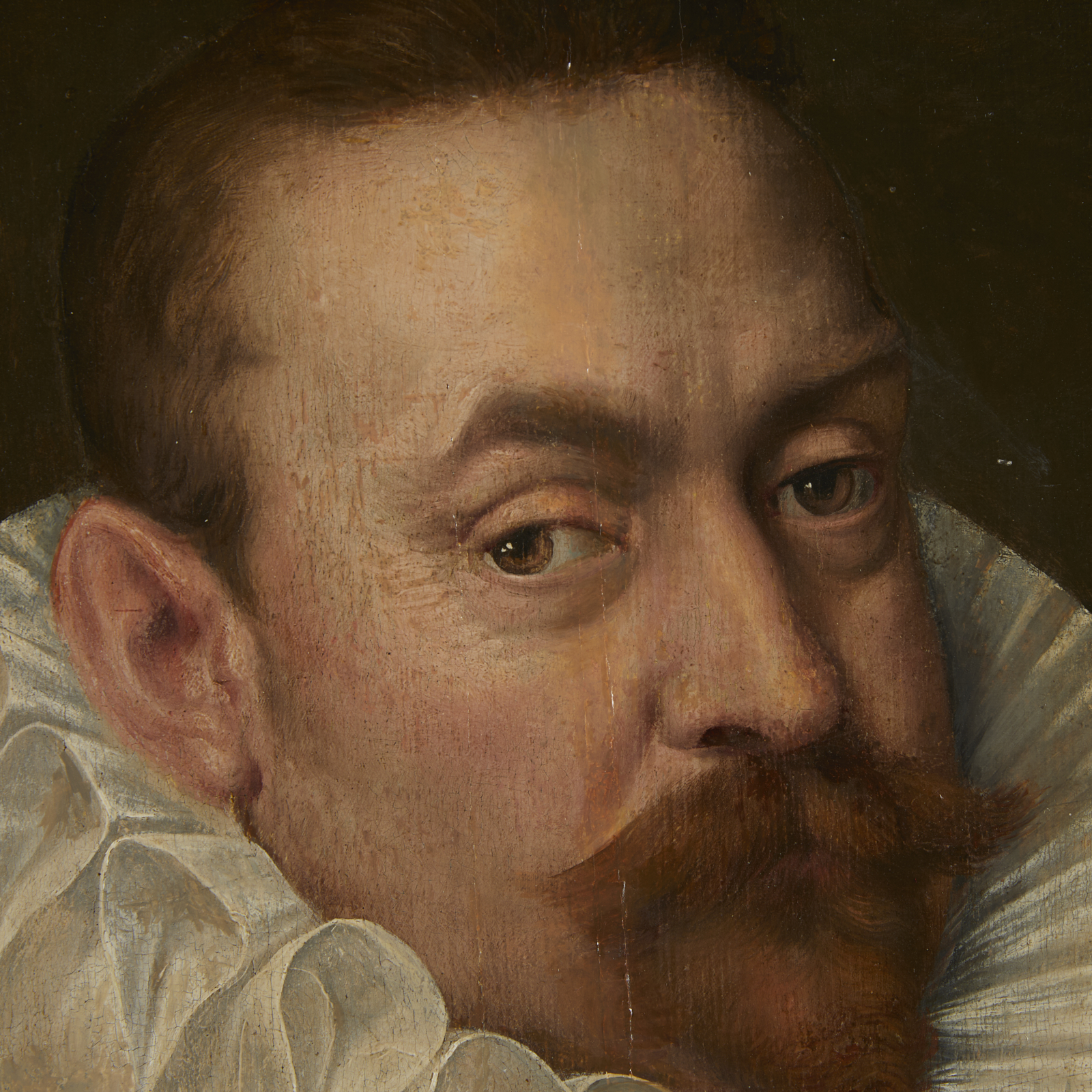 17th c. Dutch School Oil Portrait Painting - Image 2 of 6