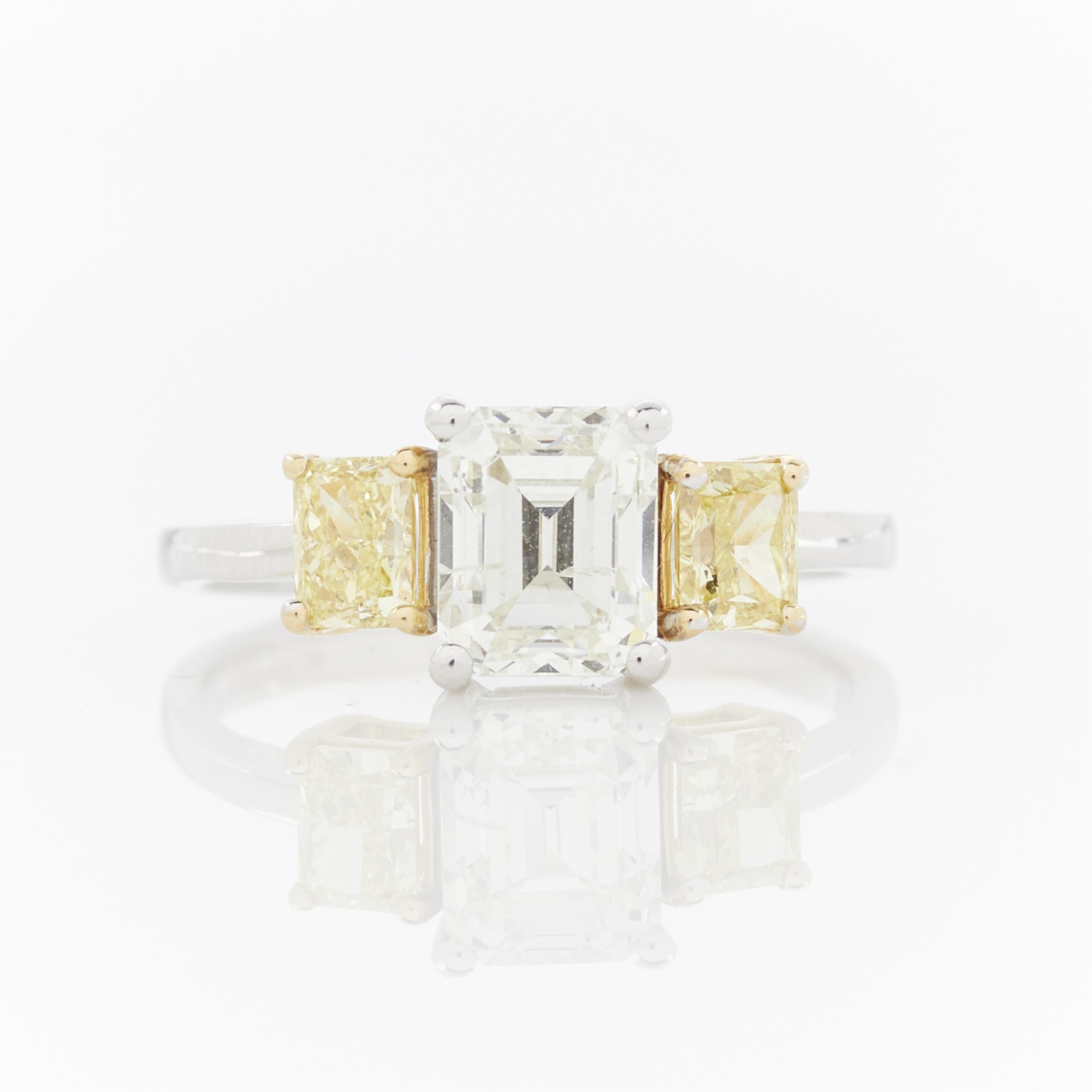 Oscar Friedman 18k Gold Diamond Ring - Image 5 of 11