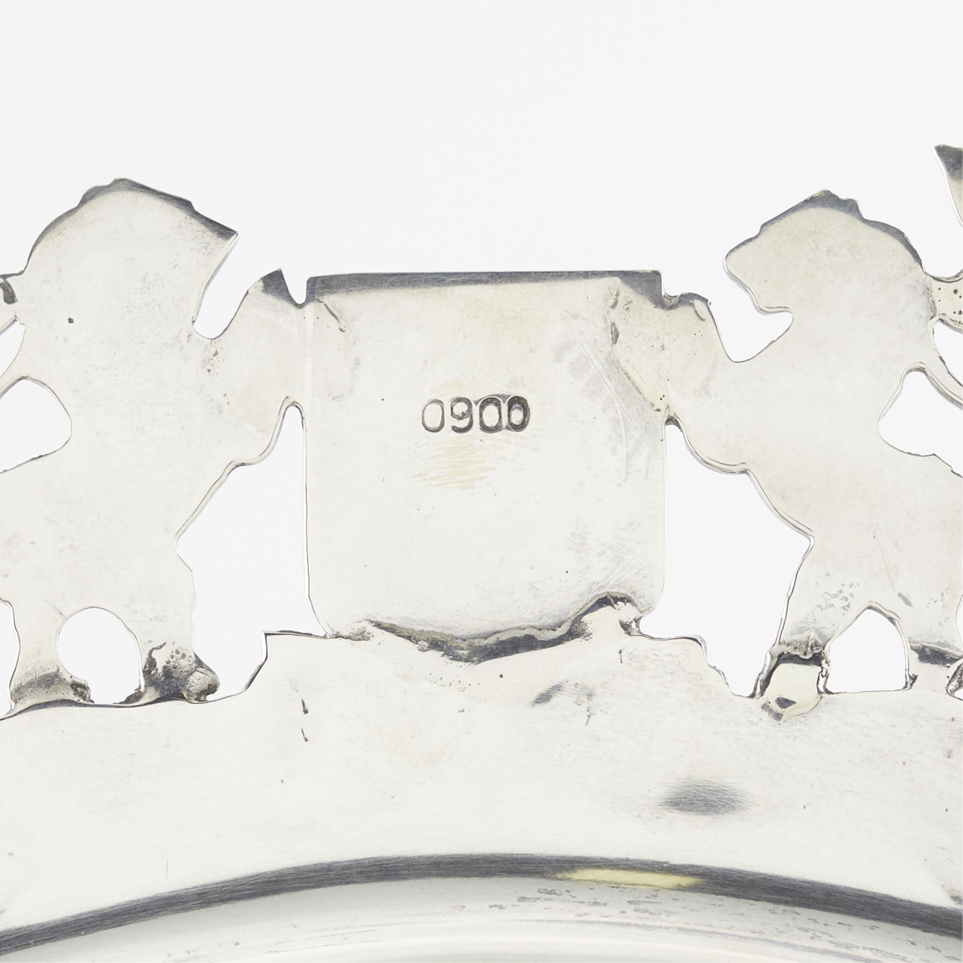 900 Silver Platter w/ Colombian Cities' Seals - Bild 4 aus 6