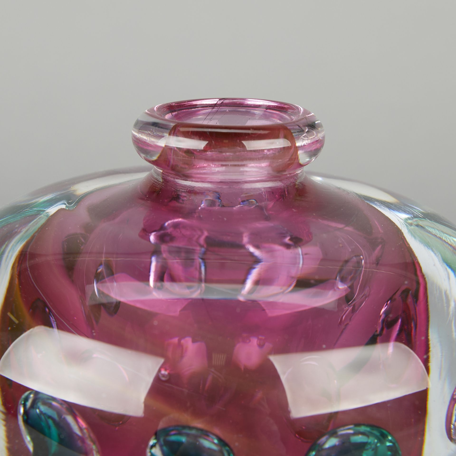 Jean-Claude Novaro Handblown Glass Vase 2000 - Image 6 of 8