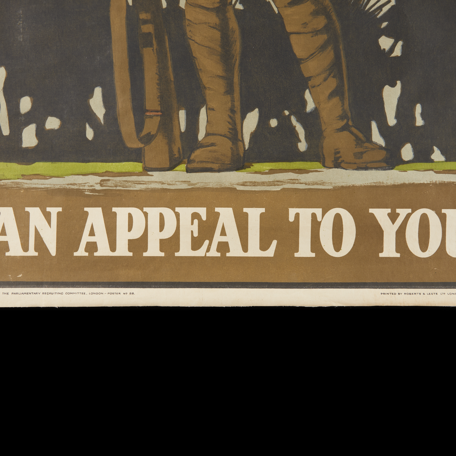 WWI British "An Appeal to You" Recruitment Poster - Image 6 of 9