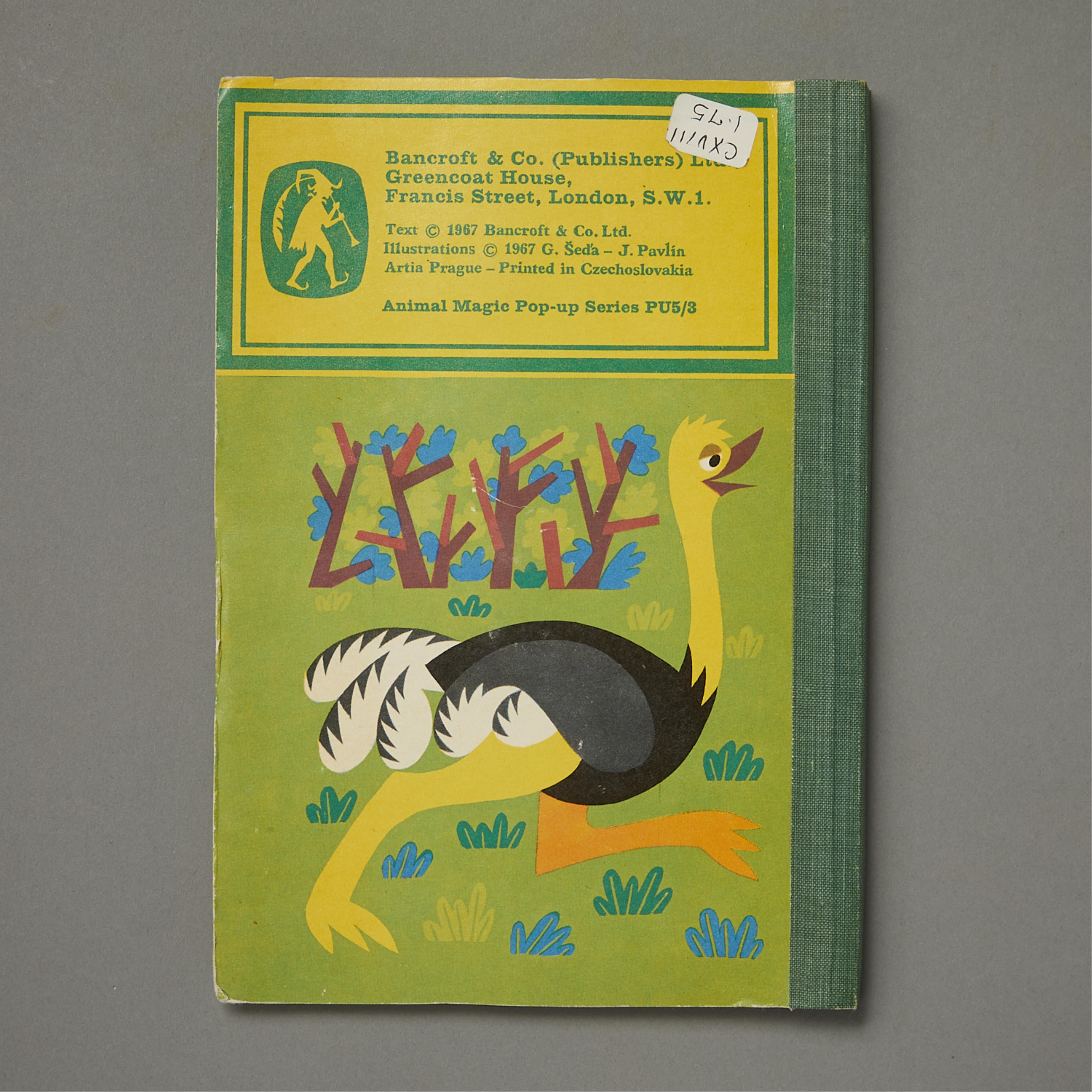 3 Bancroft "Animal Magic Pop-up" Books 1967 - Image 17 of 18