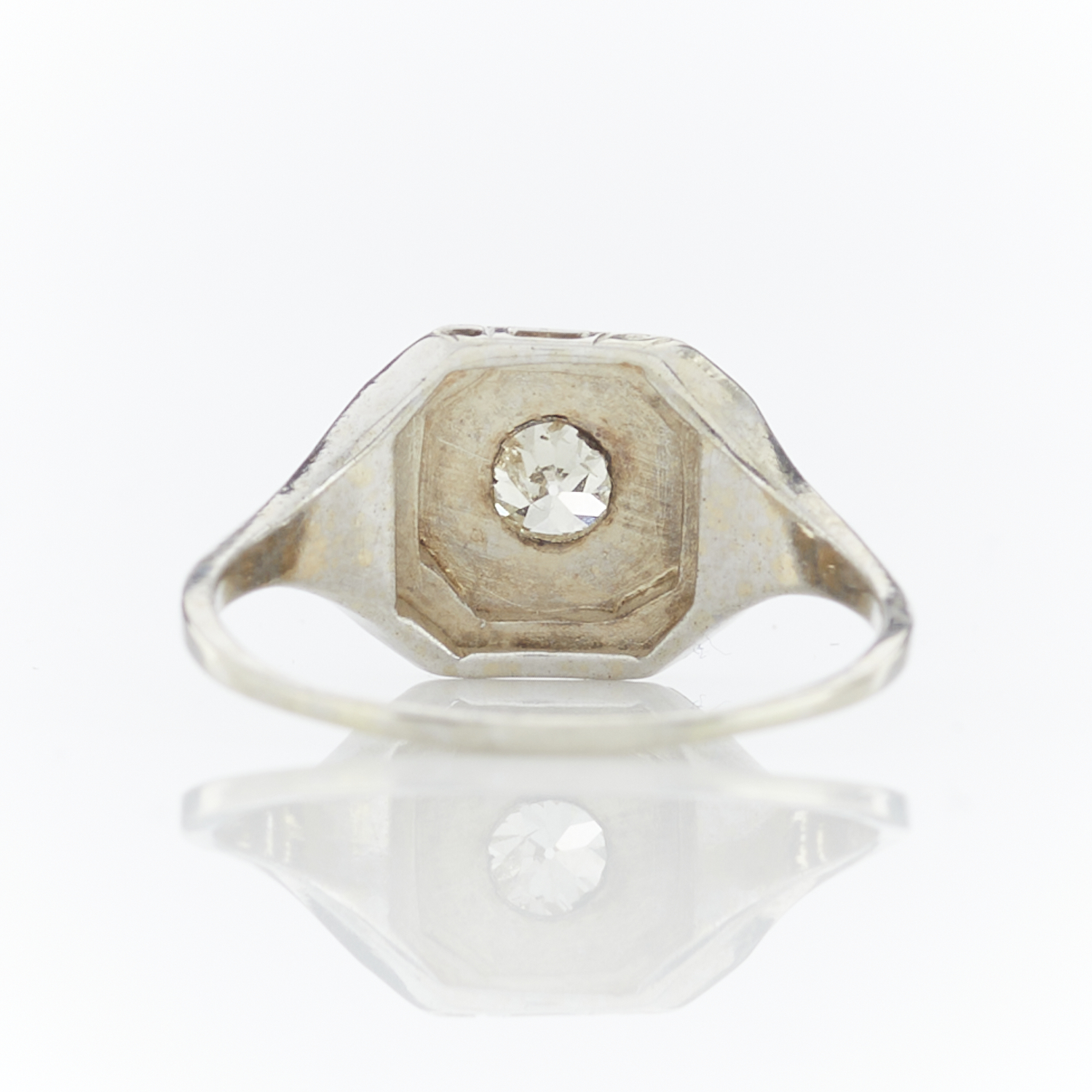 14k White Gold & Diamond Ring - Image 7 of 11