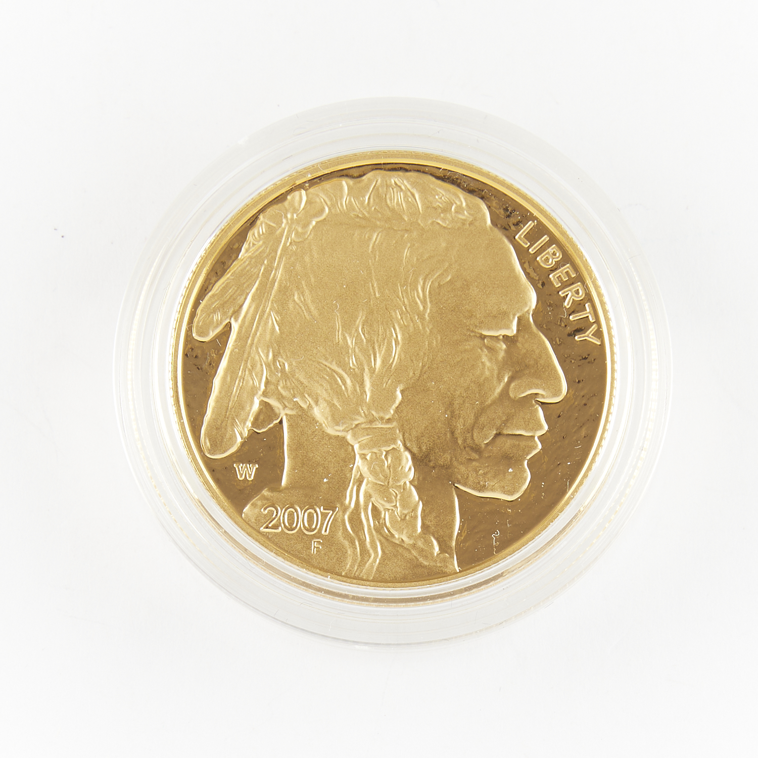 2007 $50 1 oz. Gold American Buffalo Proof Coin - Image 2 of 3