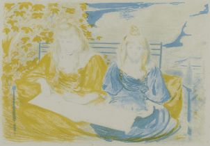 J.E. Blanche "Madeleine et Yvonne Lemoine" Print